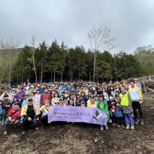 「明治安田×Ｊリーグの森～未来をつむぐ森 親子植樹イベント」が、「PT笛吹芦川」にて開催されました