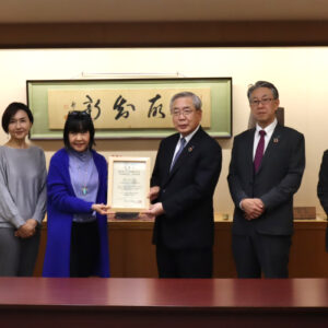新生紙パルプ商事株式会社へ感謝状を贈呈いたしました 新生紙パルプ商事株式会社へ感謝状を贈呈いたしました