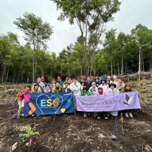 日本コンセントリクス株式会社が「PT笛吹芦川」にて植樹イベントを開催しました