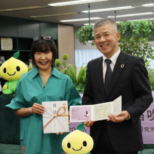 こくみん共済 coop 様へ、植樹証明書を贈呈いたしました